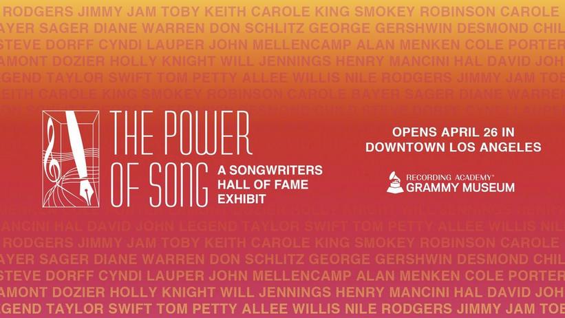 GRAMMY Museum Presents Spectacular 'The Power Of Song: A Songwriters Hall Of Fame Exhibit' Paying Tribute To American Icons
